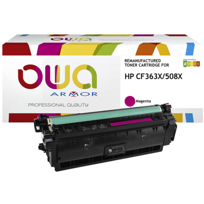 Tonercartridge OWA alternatief tbv HP CF363X rood