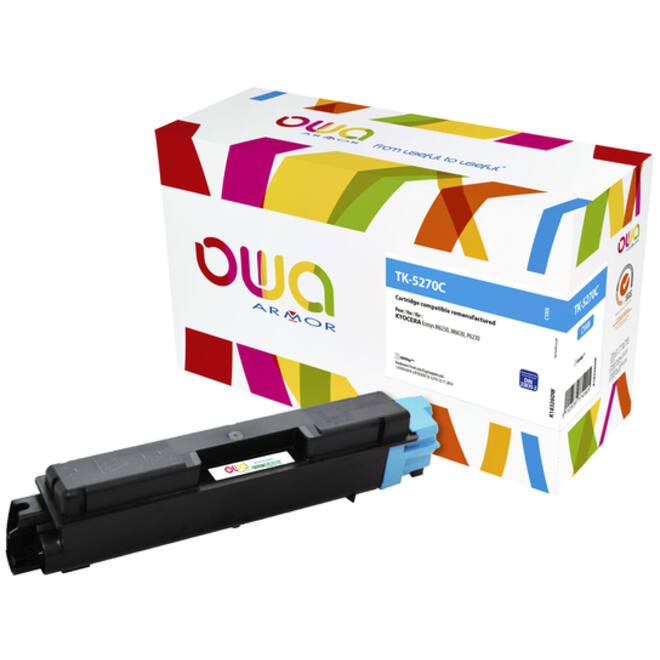 Toner OWA alternatief tbv Kyocera TK-5270C blauw