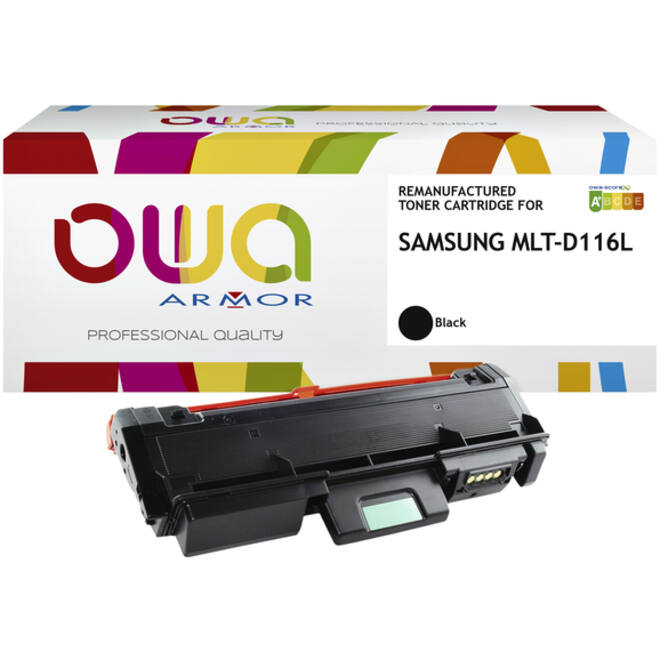 Tonercartridge OWA alternatief tbv Samsung MLT-D116L zwart