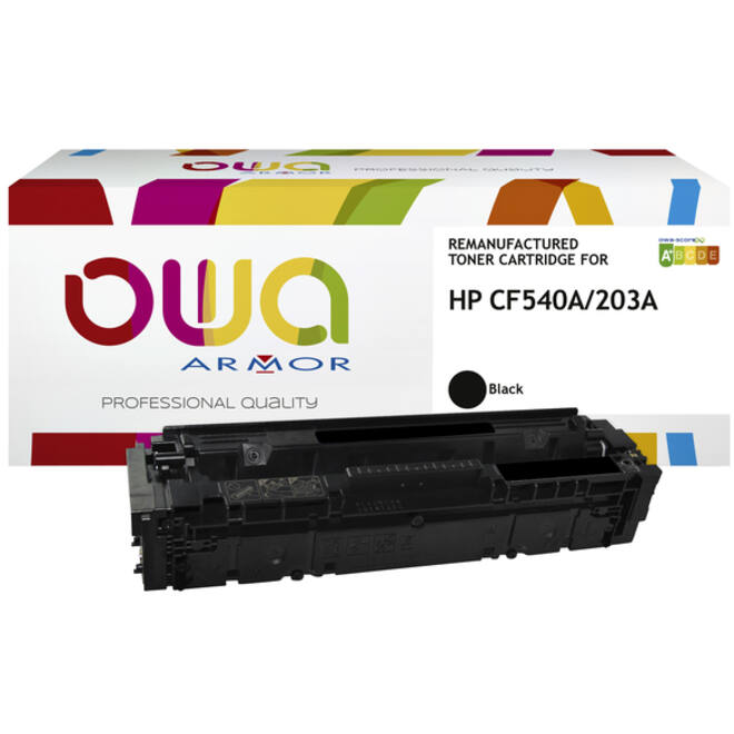 Tonercartridge OWA alternatief tbv HP CF540A zwart