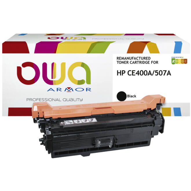 Tonercartridge OWA alternatief tbv HP CE400A zwart