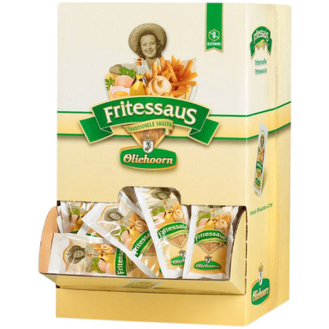 Fritessaus Oliehoorn 35% glutenvrij sachet 198x20ml