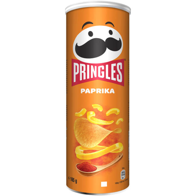 Chips Pringles paprika 165gr