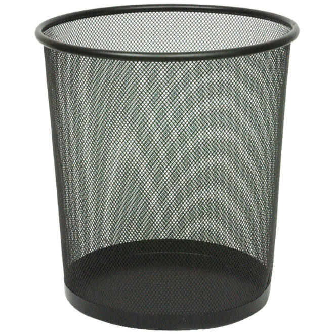 Papierbak Vepa Bins rond 19 liter zwart