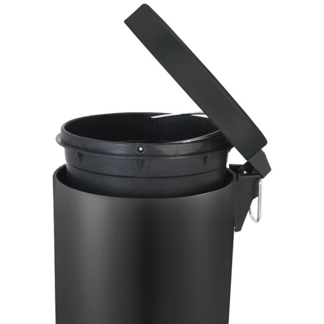Afvalbak Vepa Bins pedaalemmer 12 liter zwart