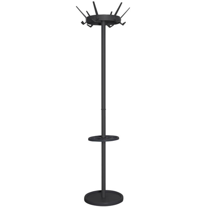 Kapstok Vepa Bins Crown 18 haken staand zwart