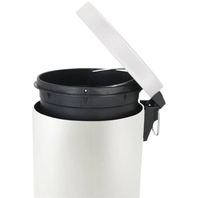 Afvalbak Vepa Bins pedaalemmer 12 liter wit