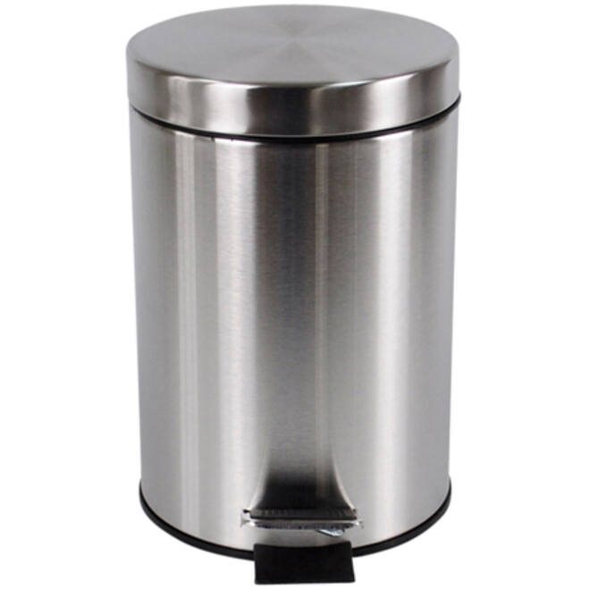 Afvalbak BRASQ pedaalemmer 3 liter rvs