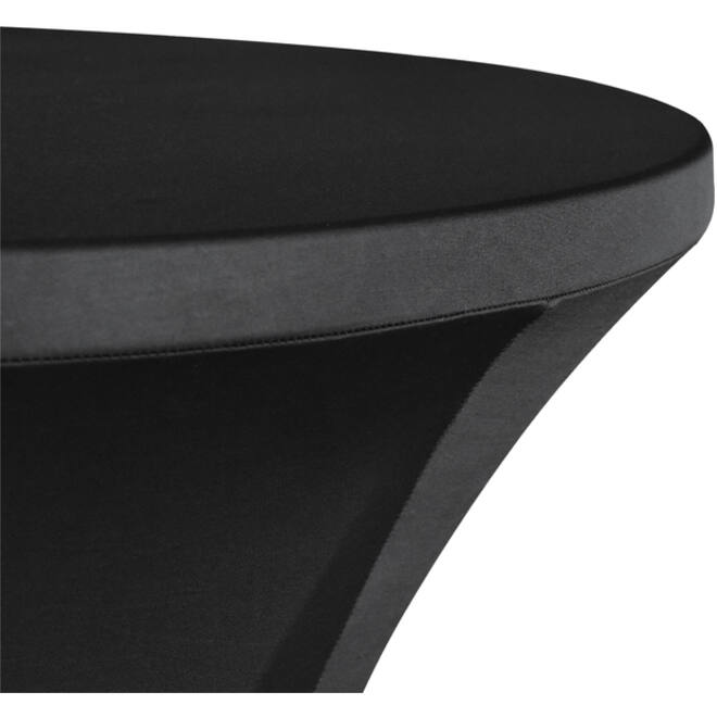 Tafelrok BRASQ voor statafel 80cm zwart