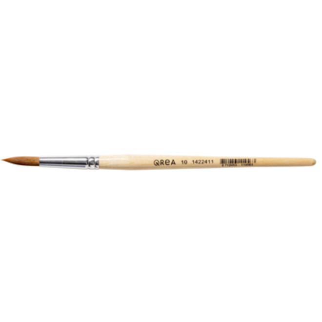 Penseel Qrea synthetisch haar nr 10 breedte 6,6mm