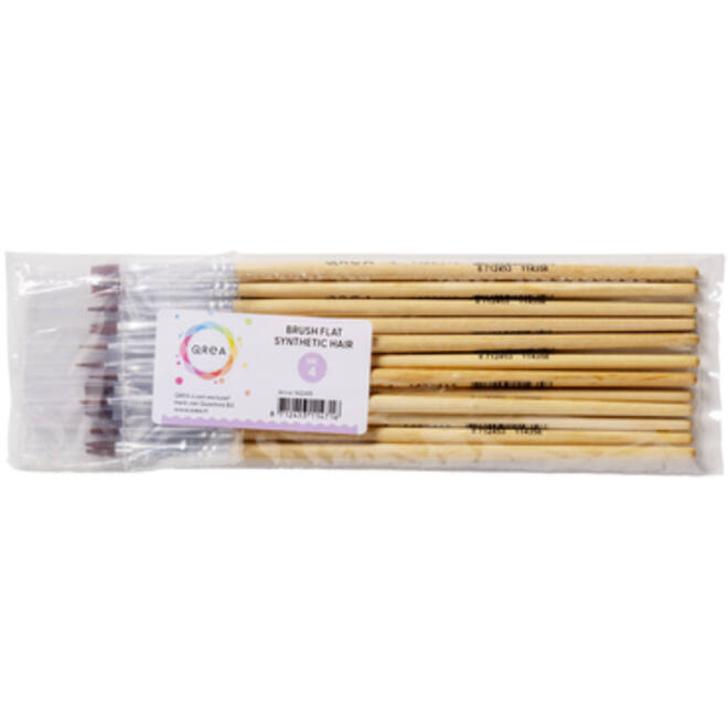 Kwast Qrea synthetisch haar nr 4 breedte 4,9mm