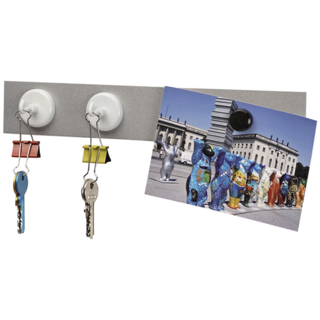 Magneet met haak MAUL 47mm trekkracht 12kg wit