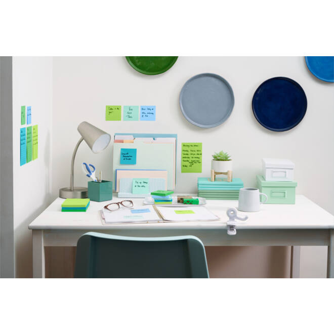 Memoblok 3M Post-it 655 76mmx127mm Super Sticky Oasis