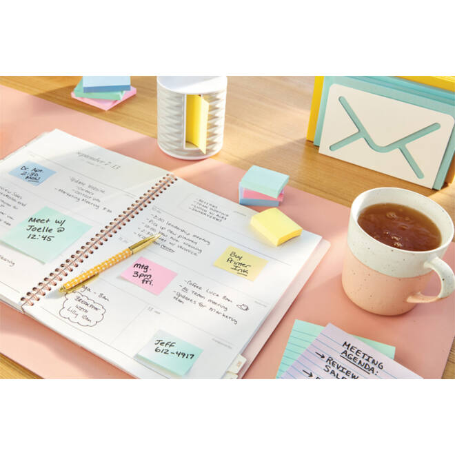 Memoblok 3M Post-it 653 38x51mm geel 16 + 4 gratis