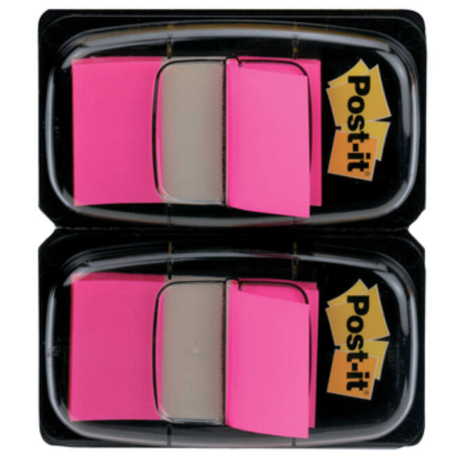 Indextabs 3M Post-it 680 25.4x43.2mm duopack roze