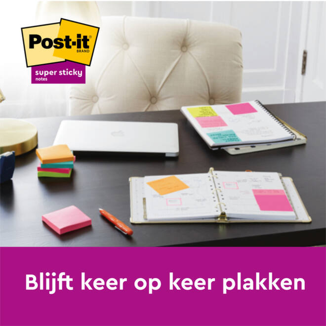 Memoblokdispenser 3M tbv Post-it Z-Note 76x76mm transparant + 12 blok Z-notes