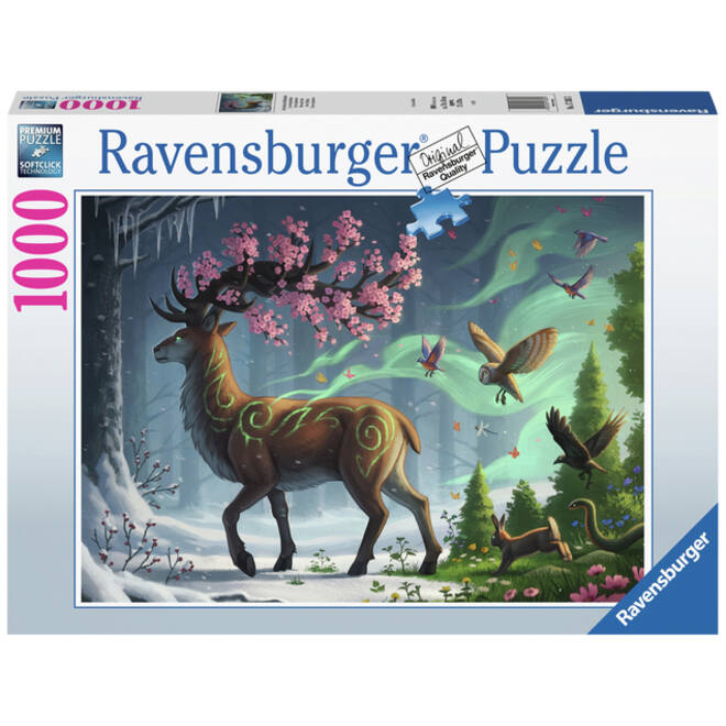 Puzzel Ravensburger Hert van de lente 1000 stukjes