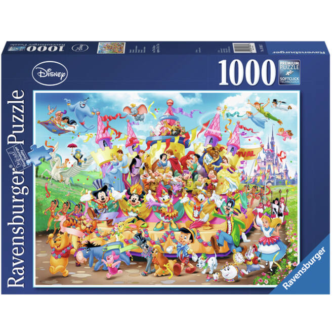 Puzzel Ravensburger Disney optocht 1000 stukjes