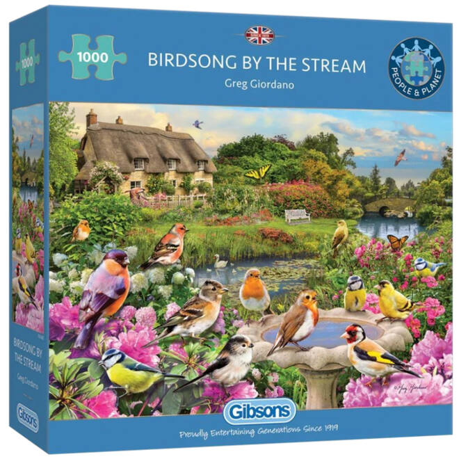 Puzzel Gibsons Birdsong by the Stream 1000 stukjes