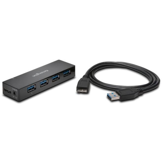 Hub Kensington USB 3.0 4-Poorten met oplader