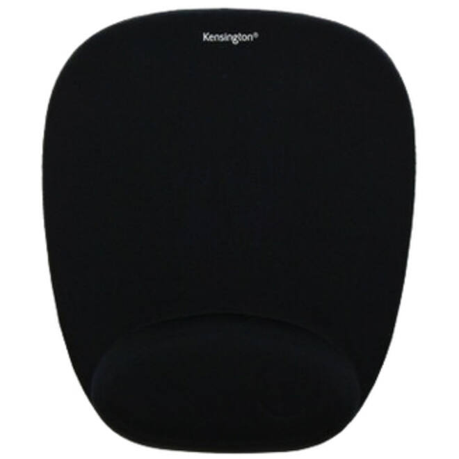 Muismat Kensington met Polsondersteuning Foam zwart