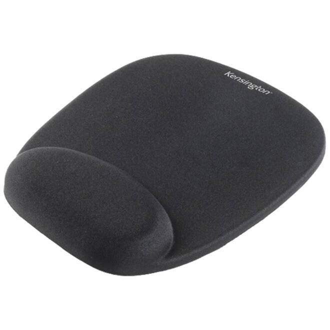 Muismat Kensington met Polsondersteuning Foam zwart