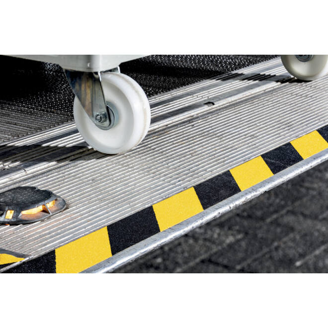 Antisliptape DURALINE GRIP+ 50mmx15m geel-zwart