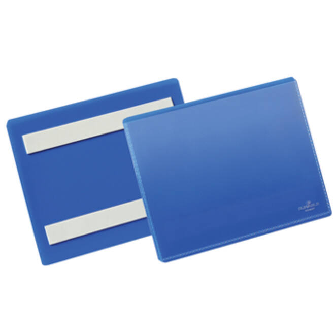 Documenthoes Durable zelfklevend A6 liggend blauw