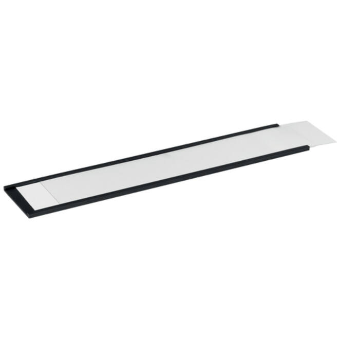 Etikethouder Durable magnetisch 200x40mm antraciet