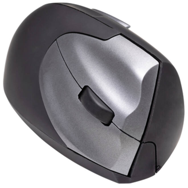 Muis Ergofy SRM VS4 rechts draadloos zilver zwart