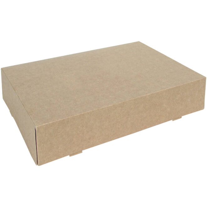 Cateringdoos IEZZY 35cm plasticvrij bruin 10 stuks