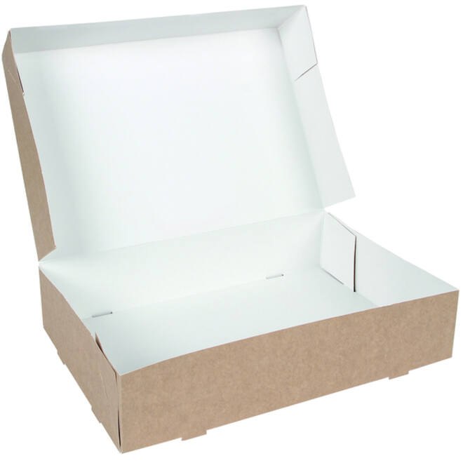Cateringdoos IEZZY 35cm plasticvrij bruin 10 stuks