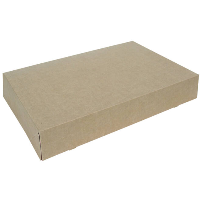Cateringdoos IEZZY 46cm plasticvrij bruin 10 stuks