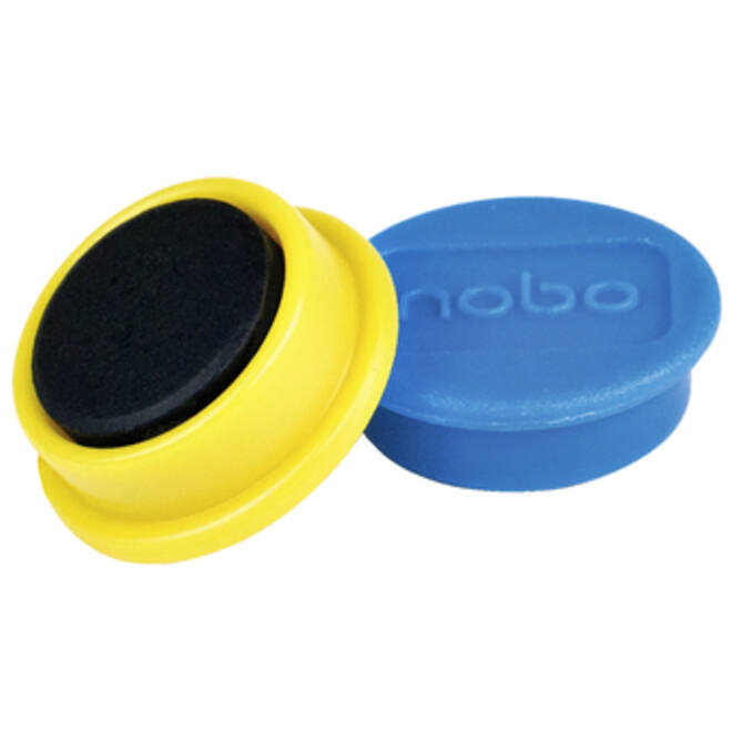 Magneet Nobo 13mm assorti 10stuks