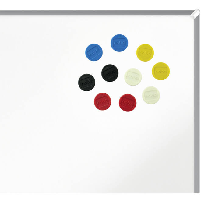 Magneet Nobo 13mm assorti 10stuks