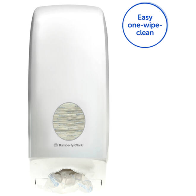 Toiletpapierdispenser Aquarius gevouwen tissue wit 6946