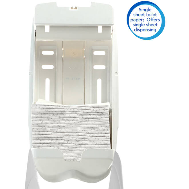 Toiletpapier Scott gevouwen tissue 2-laags 36x250stuks wit 8508