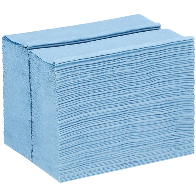 Poetsdoek WypAll X80 PowerClean 28,2x42,70cm 160 vel draagdoos blauw 8294