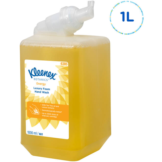 Handzeep Kleenex Botanics Energy schuim luxe 1000ml 6385