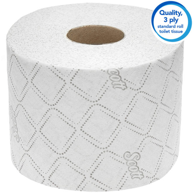 Toiletpapier Scott Control 3-laags 350vel wit 8518