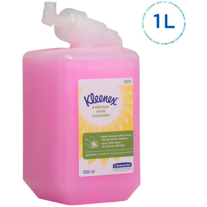 Handzeep Kleenex dagelijk gebruik roze 1000ml 6331
