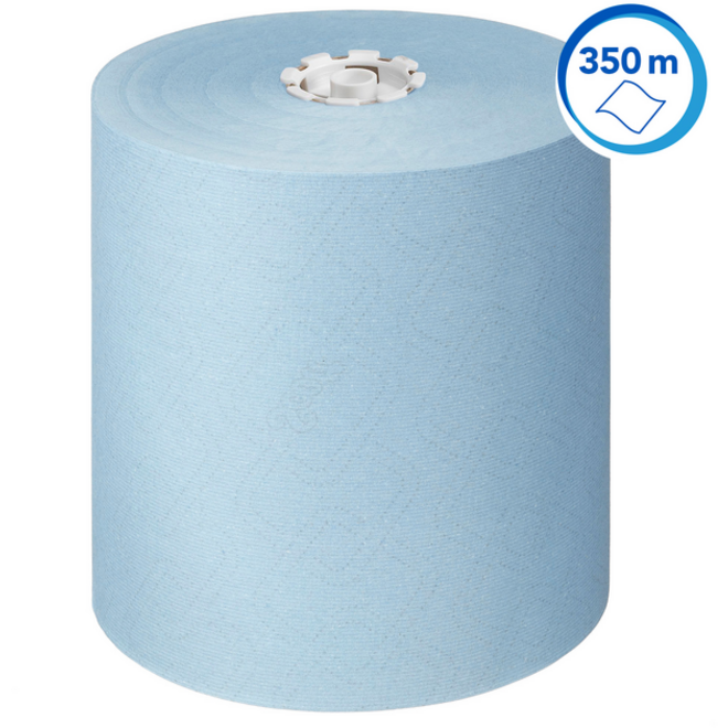 Handdoekrol Scott Essential 1-laags 350m blauw 6692
