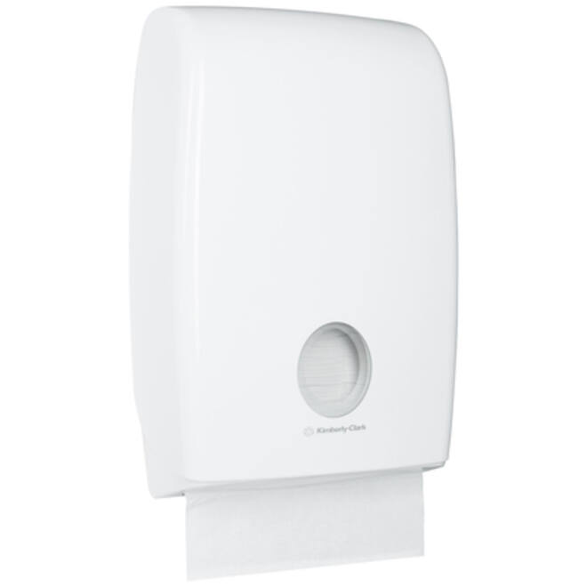 Handdoekdispenser Aquarius voor m-vouw wit U7023