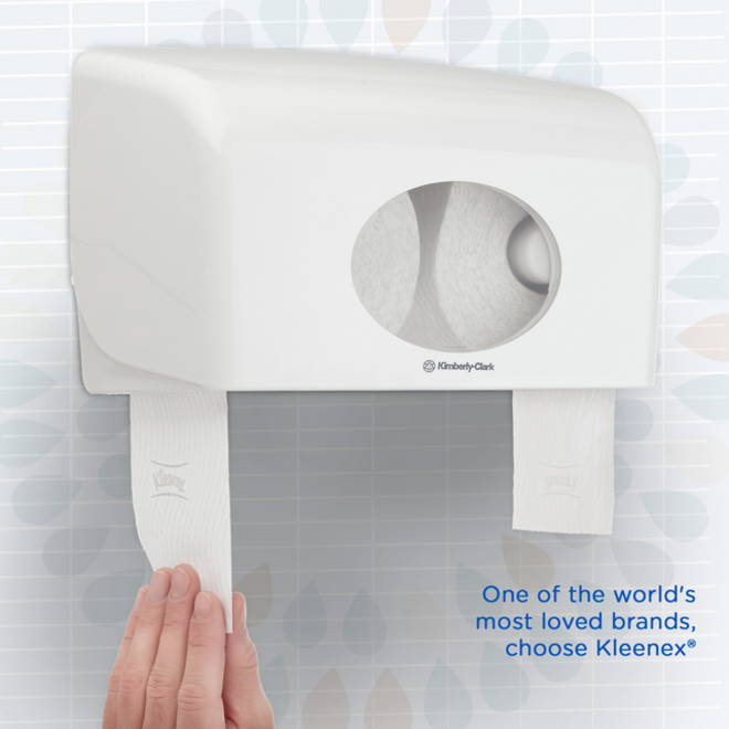 Toiletpapier Kleenex 2-laags 600vel wit 8441