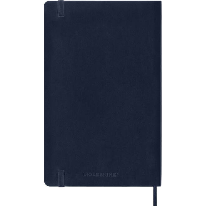 Notitieboek Moleskine large 130x210mm lijn soft cover sapphire blue