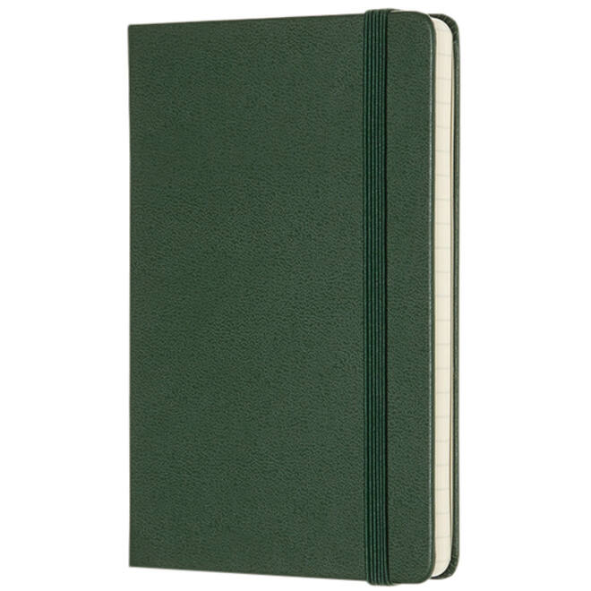 Notitieboek Moleskine pocket 90x140mm lijn hard cover myrtle green