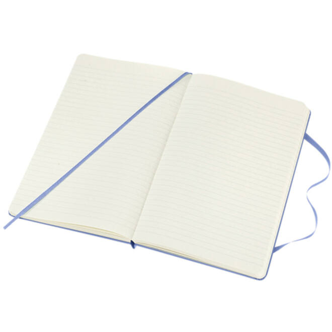 Notitieboek Moleskine large 130x210mm lijn hard cover hydrangea blue
