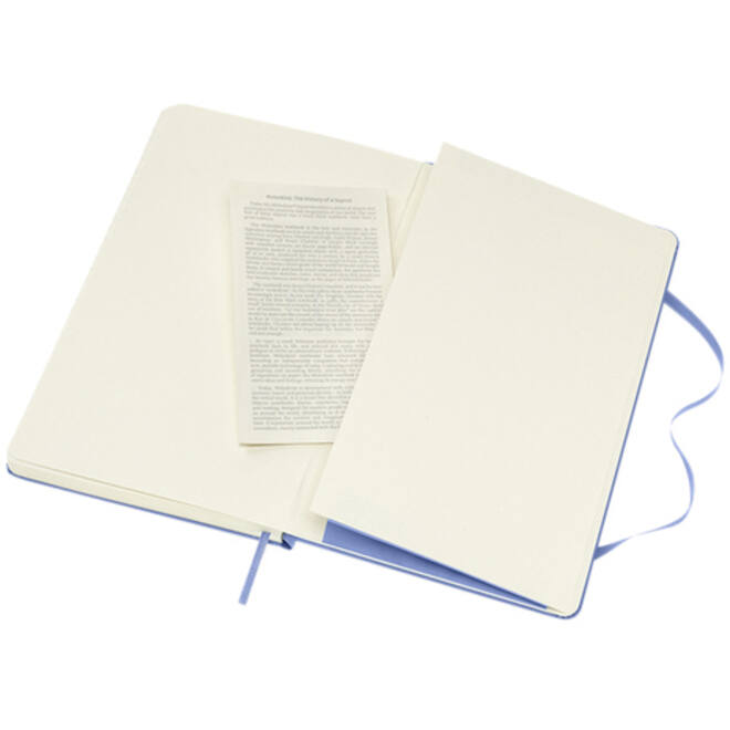 Notitieboek Moleskine large 130x210mm lijn hard cover hydrangea blue