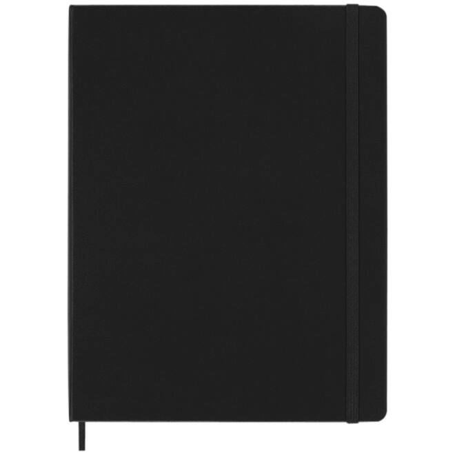 Notitieboek Moleskine XL 190x250mm ruit 5x5 hard cover zwart