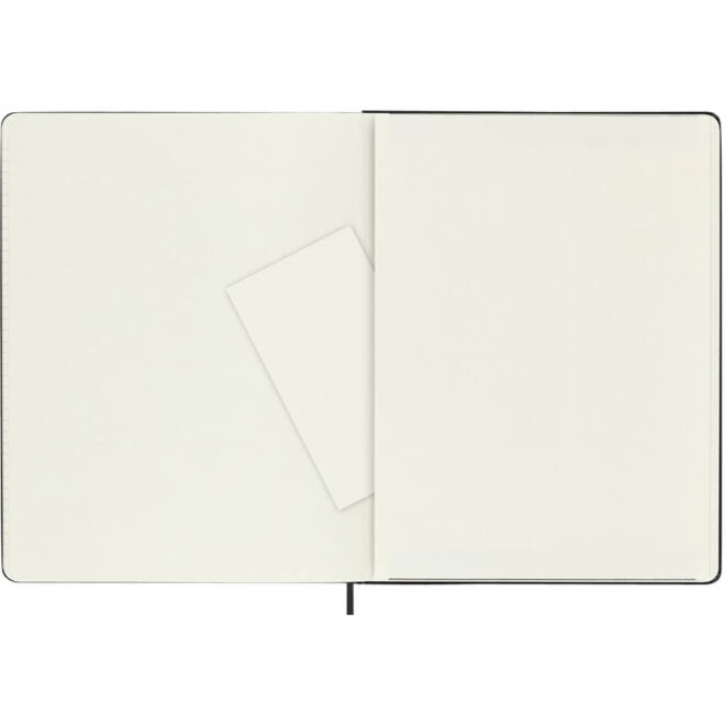 Notitieboek Moleskine XL 190x250mm ruit 5x5 hard cover zwart